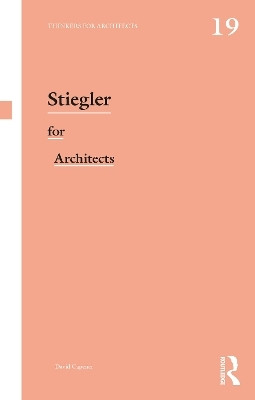 Stiegler for Architects(English, Hardcover, Capener David)