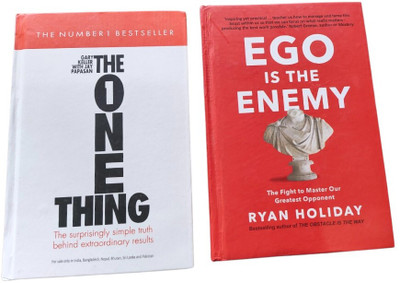 COMBO EGO IS THE ENEMY + THE ONE THING BY JOHN MURRAY AND RYAN HOLIDAY  - THE FIGHT TO MASTER OUR GREATEST OPPONENT with 2 Disc(Hardcover, JOHN MURRAY Ryan Holiday)