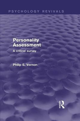 Personality Assessment(English, Paperback, Vernon Philip E.)