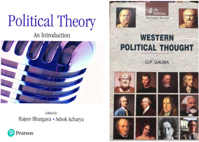 Political theory Rajeev bhargava and western political thoughts op gauba 2 books set in english(Paperback, Rajeev bhargava op gauba)