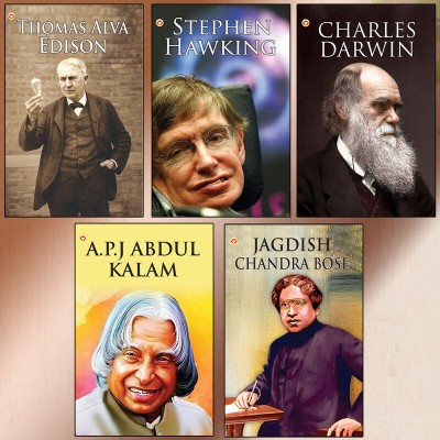 Great Scientists of the World : Thomas Alva Edison and Stephen Hawking and Charles Darwin and A.P.J Abdul Kalam and Jagdish Chandra Bose(English, Paperback, unknown)