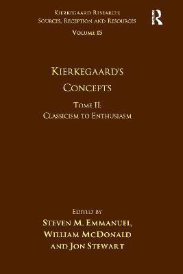 Volume 15, Tome II: Kierkegaard's Concepts(English, Paperback, Emmanuel Steven M.)