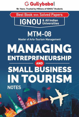 Gullybaba IGNOU MTM 2nd Sem MTM-08 Managing Small Scale Enterprises in Tourism in English - Latest Edition IGNOU Help Book with Solved Previous Year's Question Papers and Important Exam Notes(Paperback, Gullybaba.com Panel)