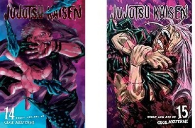 jujutsu kaisen vol.14+jujutsu kaisen vol.15(Paperback, GEGE AKUTAMI)