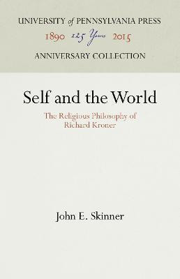 Self and the World(English, Electronic book text, Skinner John E.)