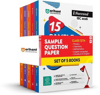 Arihant i-Succeed ISC Sample Question Papers 2026 Physics, Chemistry, Maths, English Language & Literature (Paper 1 & 2) Class 12 | 10 & 15 Sample Papers & Latest Specimen Paper | Rapid Revision Notes(Paperback, Er. Amit Kumar,Dr. Chavi Tyagi,Naveen Sharma,Michael Anthony,Michael Anthony)