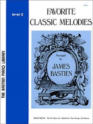 Favorite Classic Melodies Level 2(English, Film or transparency, Bastien James)