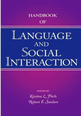 Handbook of Language and Social Interaction(English, Paperback, unknown)