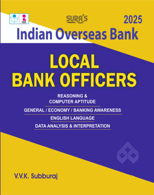 SURA`S Indian Overseas Bank IOB Local Bank Officers Exam Book Guide in English Medium 2025(Paperback, VVK SUBBURAJ)