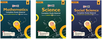 Full Marks Class 7 Combo of 3 Books - Mathematics (GANITA PRAKASH) + Science (CURIOSITY) + Social Science (EXPLORING SOCIETY) | Complete Study Material(Paperback, Full Marks)