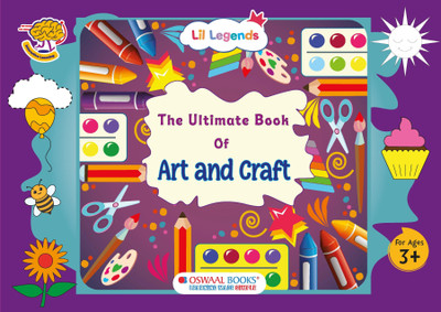 Ultimate Book of Art & Craft, for Kids Ages 3+, 30+ Activities to Spar(English, Paperback, unknown)