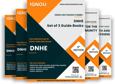 DNHE IGNOU Study Material Combo (Set of 3 IGNOU Guide Books including DNHE-1, DNHE-2 & DNHE-3) (Diploma in Nutrition & Health Education) with Latest Solved PYQs & Chapter-Wise Questions - Get the PDF of this book at Rs. 99, WhatsApp us at +919354637830, or visit our website shrichakradhar.com.(Stap DNHE IGNOU Study Material Combo (Set of 3 IGNOU Guide Books including DNHE-1, DNHE-2 & DNHE-3) (Diploma in Nutrition & Health Education) with Latest Solved PYQs & Chapter-Wise Questions - Get the PDF of this book at Rs. 99, WhatsApp us at +919354637830, or visit our website shrichakradhar.com.(Stap