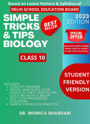 Delhi School Education Board Simple Tricks & Tips Biology Class 10(Paperback, Dr. Monica Bhandari)