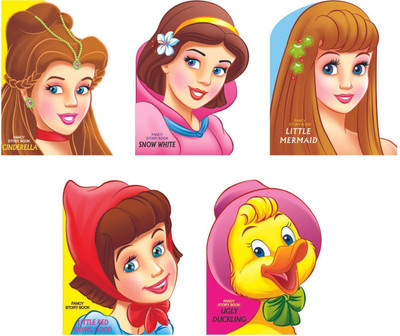 Fancy Story Board Book - Pack 1  - For Kids – Set of 5 Classic Tales Including Cinderella, Snow White, Little Mermaid, Little Red Riding Hood, and The Ugly Duckling for Early Reading and Fun(English, Hardcover, unknown)