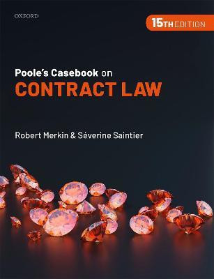Poole's Casebook on Contract Law(English, Paperback, Merkin QC Robert)