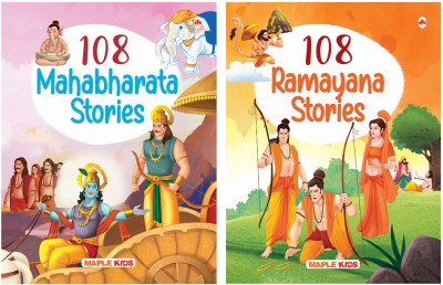 Stories from the Ramayana and the Mahabharata (Set of 2 Books) (Illustrated)(Paperback, Maple Press)