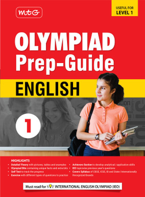 MTG Olympiad Prep-Guide Class 1 English (IEO) - Detailed Theory, Self Test with IEO Topicwise Previous Year Question Paper For SOF 2024-25 Exam(English, Paperback, MTG Editorial Board)