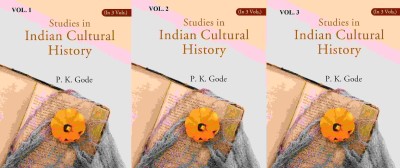 Studies in Indian Cultural History 3 Vols. Set [Hardcover](Hardcover, P. K. Gode)