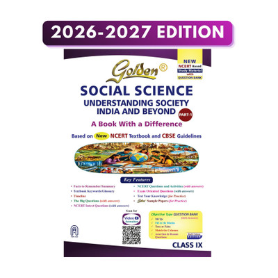 Golden Social Science Study Material with Question Bank(English, Paperback, Mathur Sonia)