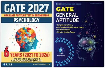 GATE Psychology Book - GATE General Aptitude 2026 (Set of 2 Books ...