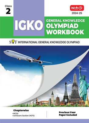 MTG International General Knowledge Olympiad (IGKO) Workbook for Class 2 - MCQs & Achievers Section - SOF IGKO Olympiad Preparation Books For 2024-2025 Exam(Paperback, RAGHAV SINGH)