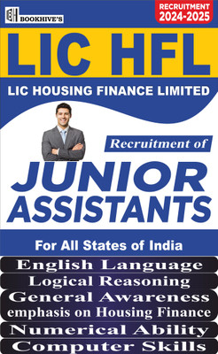 LIC HFL Junior Assistant 2024-2025 Exam Book (Set of 5 Books) Life Insurance Corporation of India – Housing Finance Limited(Paperback, CHETAN SAKHUJA)