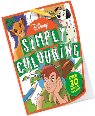 Disney: Simply Colouring(English, Paperback, Walt Disney)