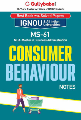 MS-61 Consumer Behaviour(English, Paperback, Panel Gullybaba Com)