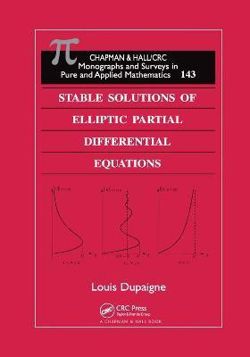 Stable Solutions of Elliptic Partial Differential Equations(English, Paperback, Dupaigne Louis)