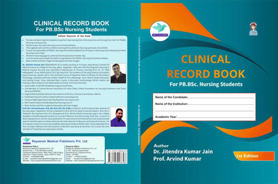 Clinical Record Book Nursing(Hardcover, Dr. Jitendra kumar jain)