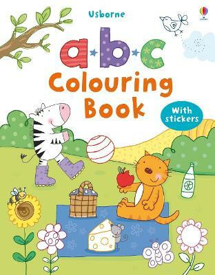 First Colouring Book ABC + Stickers(English, Paperback, Greenwell Jessica)