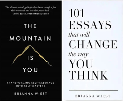 The Mountain Is You And 101 Essays That Will Change The Way You Think (2 Book Combo)(Paperback, JMD BOOKS)
