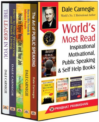 Worlds Most Reading Inspirational Motivational Public Speaking & Self Help Books to Enjoy your Life -Set of 5 Books | Worlds Greatest Pack for Personal Growth, Self Development, Public Speaking, Communication Skills, Leadership, Time Management Dale Carnegie(Paperback, Team Prabhat)