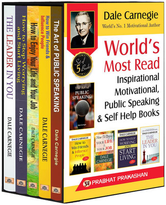 Worlds Most Reading Inspirational Motivational Public Speaking & Self Help Books to Enjoy your Life -Set of 5 Books | Worlds Greatest Pack for Personal Growth, Self Development, Public Speaking, Communication Skills, Leadership, Time Management Dale Carnegie(Paperback, Team Prabhat) Worlds Most Reading Inspirational Motivational Public Speaking & Self Help Books to Enjoy your Life -Set of 5 Books | Worlds Greatest Pack for Personal Growth, Self Development, Public Speaking, Communication Skills, Leadership, Time Management Dale Carnegie(Paperback, Team Prabhat)