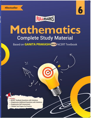 Mathematics Complete Study Material Book 6  - Full Marks All in One book | NCERT Books Class 6 Solution | English, Hindi, Sanskrit, Math, Science, Social Science(English, Paperback, unknown)