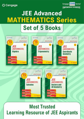 Mathematics Combo for JEE Advanced: Algebra + Calculus + Coordinate Geometry + Trigonometry + Vectors and 3D Geometry Set of 5 Books with Free Online Assessments & Digital Content(Paperback, B.M SHARMA) Mathematics Combo for JEE Advanced: Algebra + Calculus + Coordinate Geometry + Trigonometry + Vectors and 3D Geometry Set of 5 Books with Free Online Assessments & Digital Content(Paperback, B.M SHARMA)