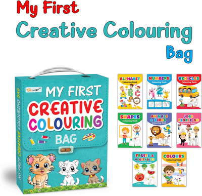My First Creative Colouring Bag Of 8 Colouring Books(Paperback, GO WOO)