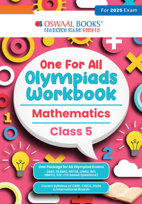 Oswaal One for All Olympiads Workbook Class 5 Mathematics For 2025 Exam(Paperback, Oswaal Editorial Board)