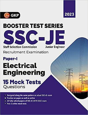 Ssc : Booster Test Series - Je Paper I - Electrical Engineering - 15(English, Paperback, unknown)