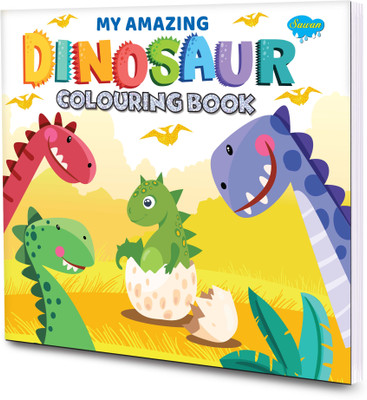 My Amazing Dinosaur Colouring Book : Kids coloring book, Coloring book for toddlers, Children colouring book(Paperback, SAWAN)