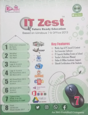 Edusoft it zest class 7(Paperback, Gagan agarwal, david s, gareema balwani,hitesh saini,umashankar)