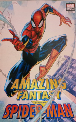 SpiderMan Variant Edition comic, 1000 issue with fully glossy 72 pages(Paperback, Neil Gaiman, Kurt Busiek)