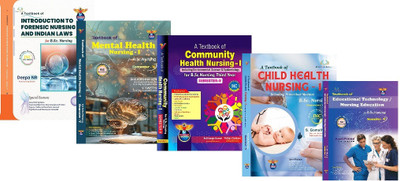 B.Sc.Nursing -Text Book Of Child Health Nursing-1, Mental Health Nursing-1, Educational Technology/Nursing Education,Community Health Nursing-1,Introduction to Forensic Nursing(Paperback, p.avanthi devi) B.Sc.Nursing -Text Book Of Child Health Nursing-1, Mental Health Nursing-1, Educational Technology/Nursing Education,Community Health Nursing-1,Introduction to Forensic Nursing(Paperback, p.avanthi devi)