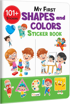 My First Shapes and Colors Sticker Book with 101+ Stickers(English, Hardcover, unknown)