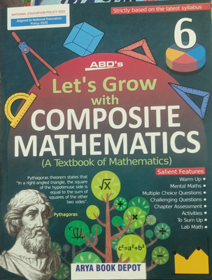 ABD'S LET'S GROW WITH COMPOSITE MATHEMATICS (A TEXTBOOK OF MATHEMATICS) CLASS-6(Paperback, ABD)