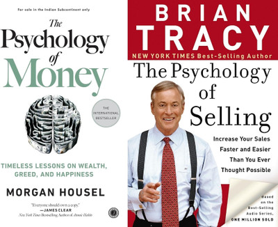Psychology of Money + The Psychology of Selling  - the psychology of money 
the psychology of selling(Paperback, Morgan Housel, Brian Tracy) Psychology of Money + The Psychology of Selling  - the psychology of money 
the psychology of selling(Paperback, Morgan Housel, Brian Tracy)