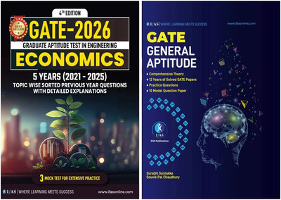 GATE Economics Book  - GATE General Aptitude 2026 [Set of 2 Books] | Topic & Chapter-wise Sorted PYQ with Detailed Solutions | Previous Year Solved Papers & Practice Question Bank | Best Selling Books Set for GATE Economics Examinations in India | IFAS Publications(Paperback, IFAS PUBLICATIONS)
