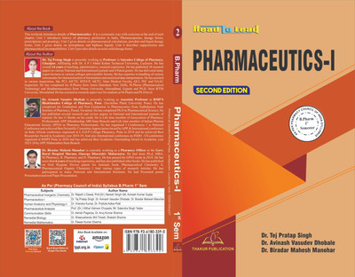 Pharmaceutics-I For B-Pharm 1st semester as per PCI Syllabus, Colored Printed(Paperback, Dr. Dinesh Kumar Sharma Dr. Shilpa P. Chaudhari, Dr. Santanu Mallik)
