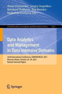 Data Analytics and Management in Data Intensive Domains(English, Paperback, unknown)