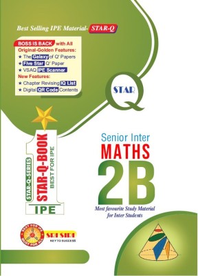 Star Q Senior Inter Maths-2B 2024-25 (English Medium)(Paperback, sri siri publications)